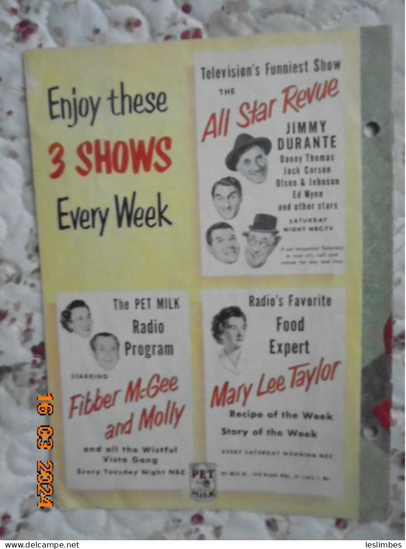 Holiday Recipes For 2 Or 4 Or 6 - Mary Lee Taylor - Pet Milk Products Co. - Américaine