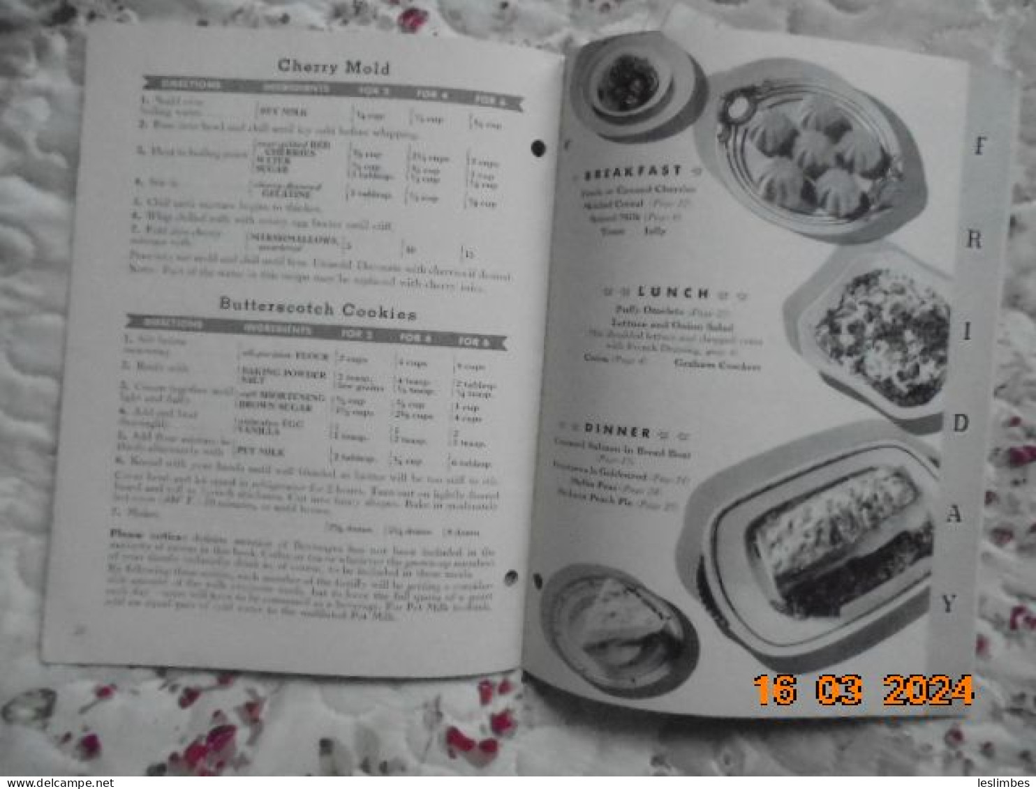 Springtime Menus And Recipes For 2 Or 4 Or 6 - Pet Milk Company 1935 - Américaine