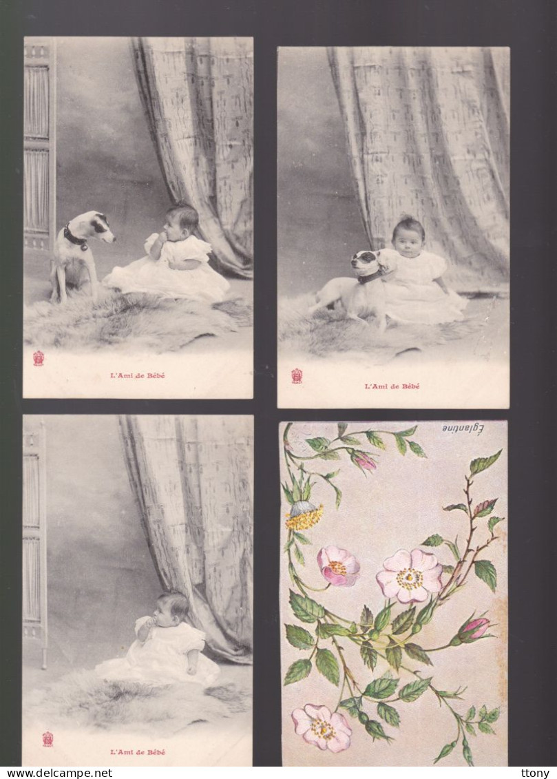 33 cartes postales  CPA  : différents thèmes  enfants fleurs  femmes  : 6 cartes non circulées