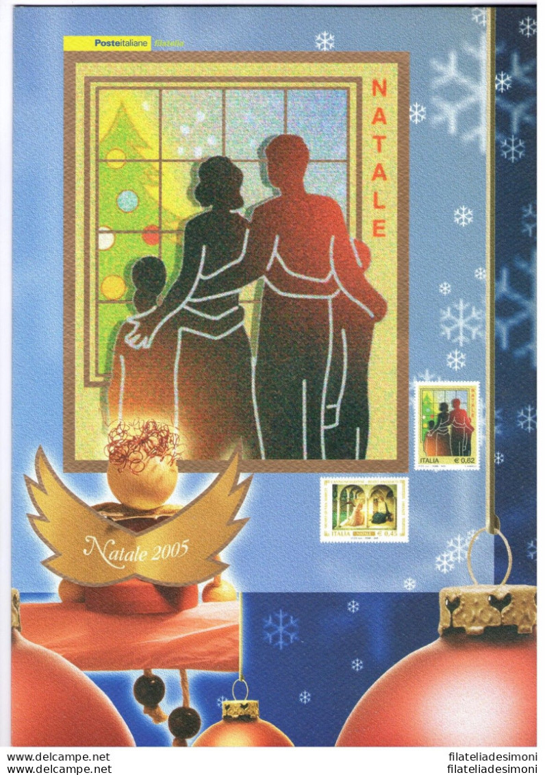 2005 Italia -  Folder Natale MNH** - Presentatiepakket