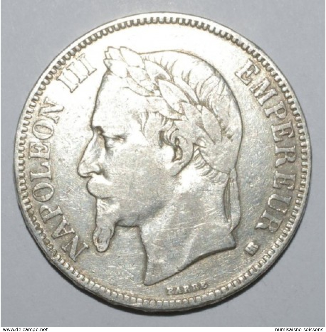 GADOURY 739 - 5 FRANCS 1869 BB - Strabourg - TYPE NAPOLEON III - KM 799 - 095654 - TB+ - 5 Francs