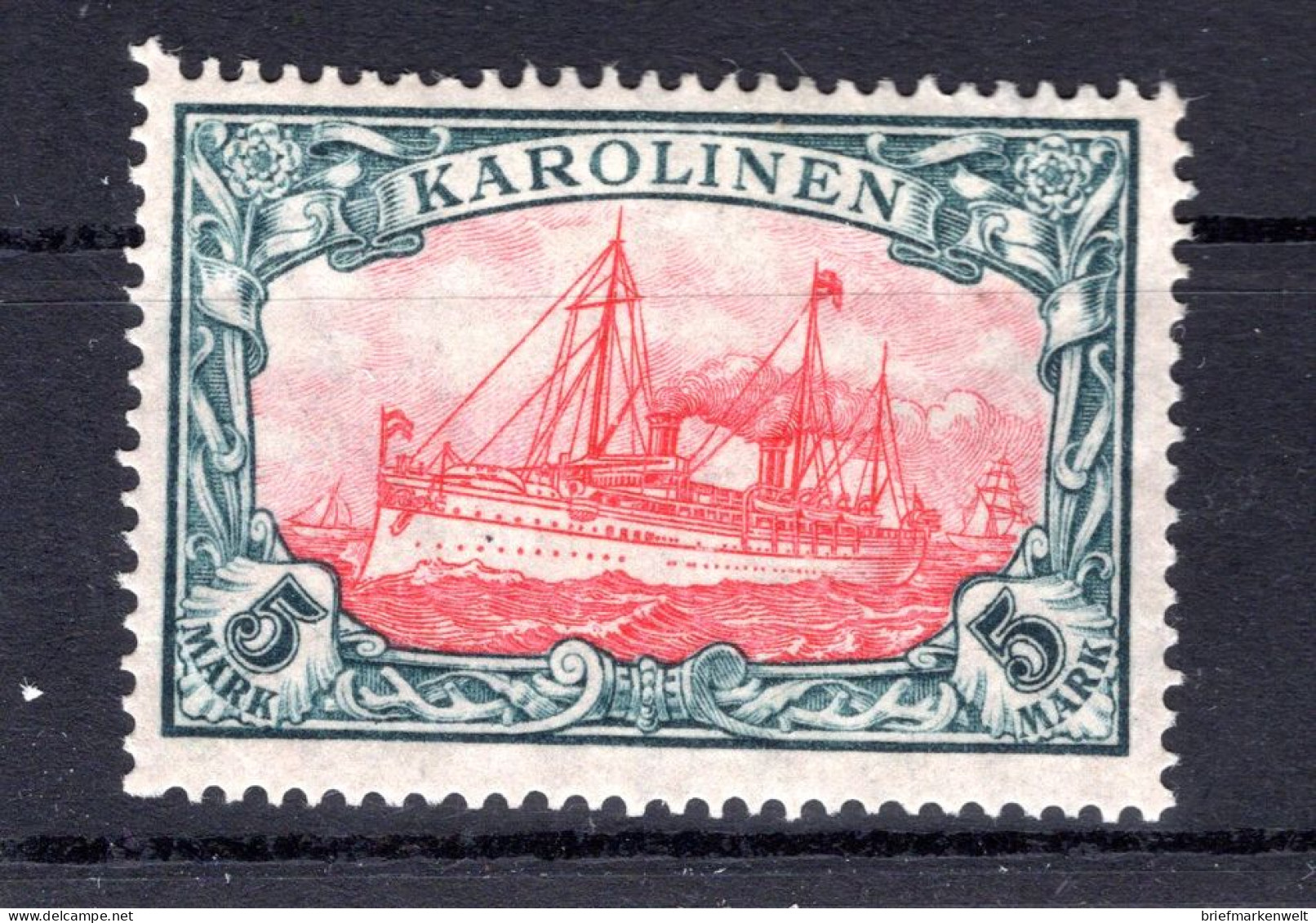 Karolinen 22IIB Tadellos ** MNH POSTFRISCH 180EUR (K5643 - Karolinen