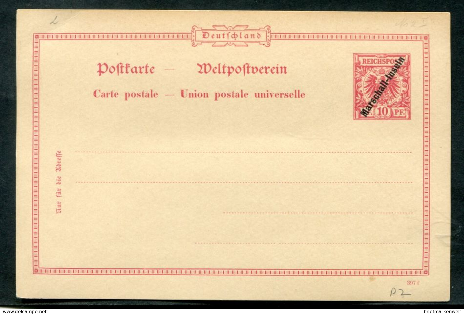 Marshall-I. GA P2 Tadellos ** MNH POSTFRISCH (L9965 - Marshalleilanden