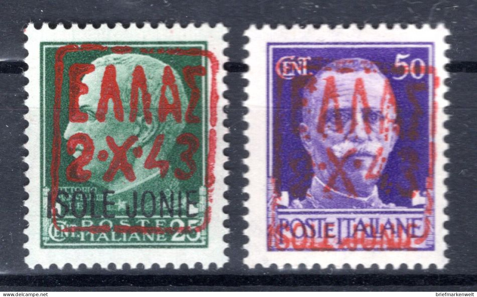 Zante 1/2II LUXUS ** MNH POSTFRISCH+gepr. 240EUR (K4652 - Zante