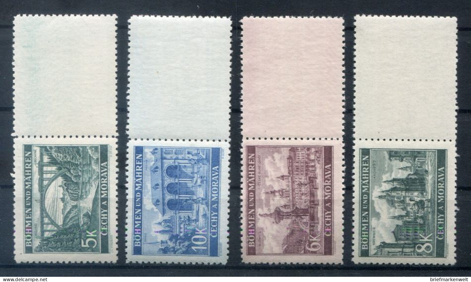 Böhmen 57/60LW Mit LEERFELD ** MNH POSTFRISCH (T0630 - Sonstige & Ohne Zuordnung