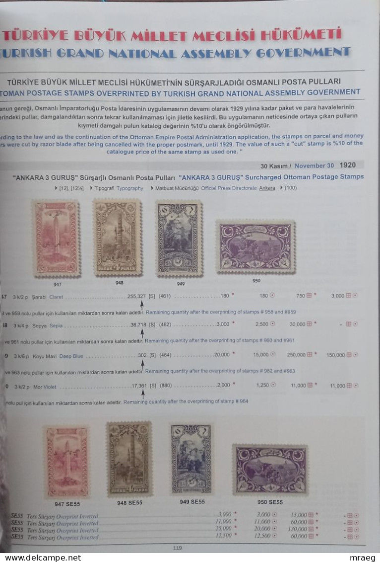 İSFİLA 2024 OTTOMAN & TURKISH STAMPS NEW CATALOGUE SIGNED BY PRESIDENT OF TFA