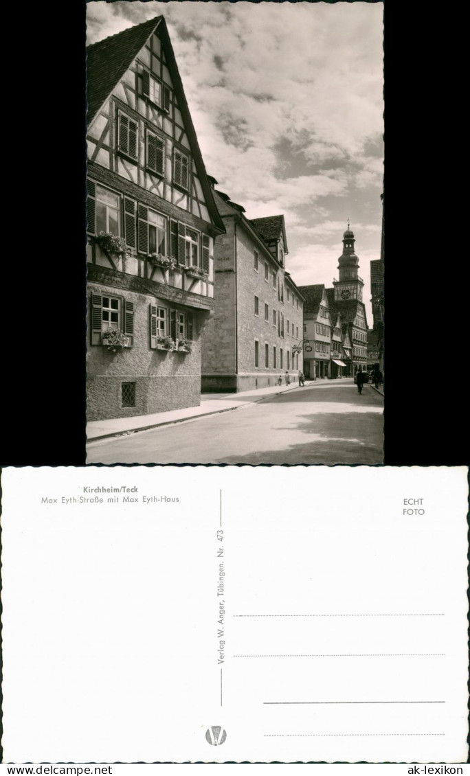 Ansichtskarte Kirchheim Unter Teck Max Eyth Straße & Haus 1960 - Kirchheim