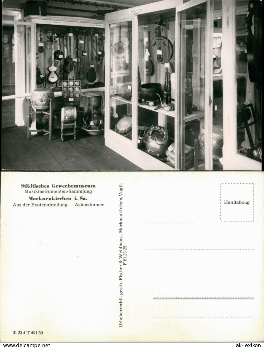 Ansichtskarte Markneukirchen Gewerbemuseum Asienzimmer 1959 - Markneukirchen
