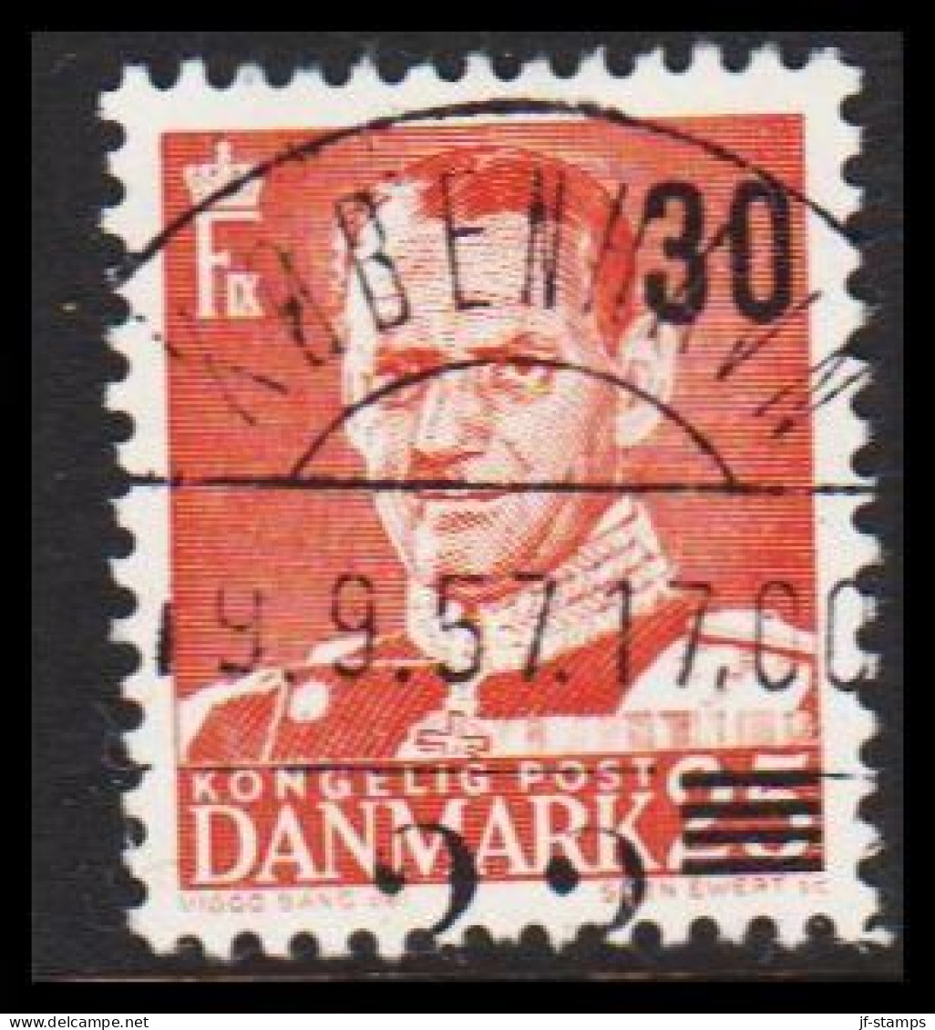 1957. DANMARK. Frederik IX 30 ON 25 ØRE With Luxus Cancel KØBENHAVN 9.9.57.  (Michel 361) - JF543728 - Lettres & Documents