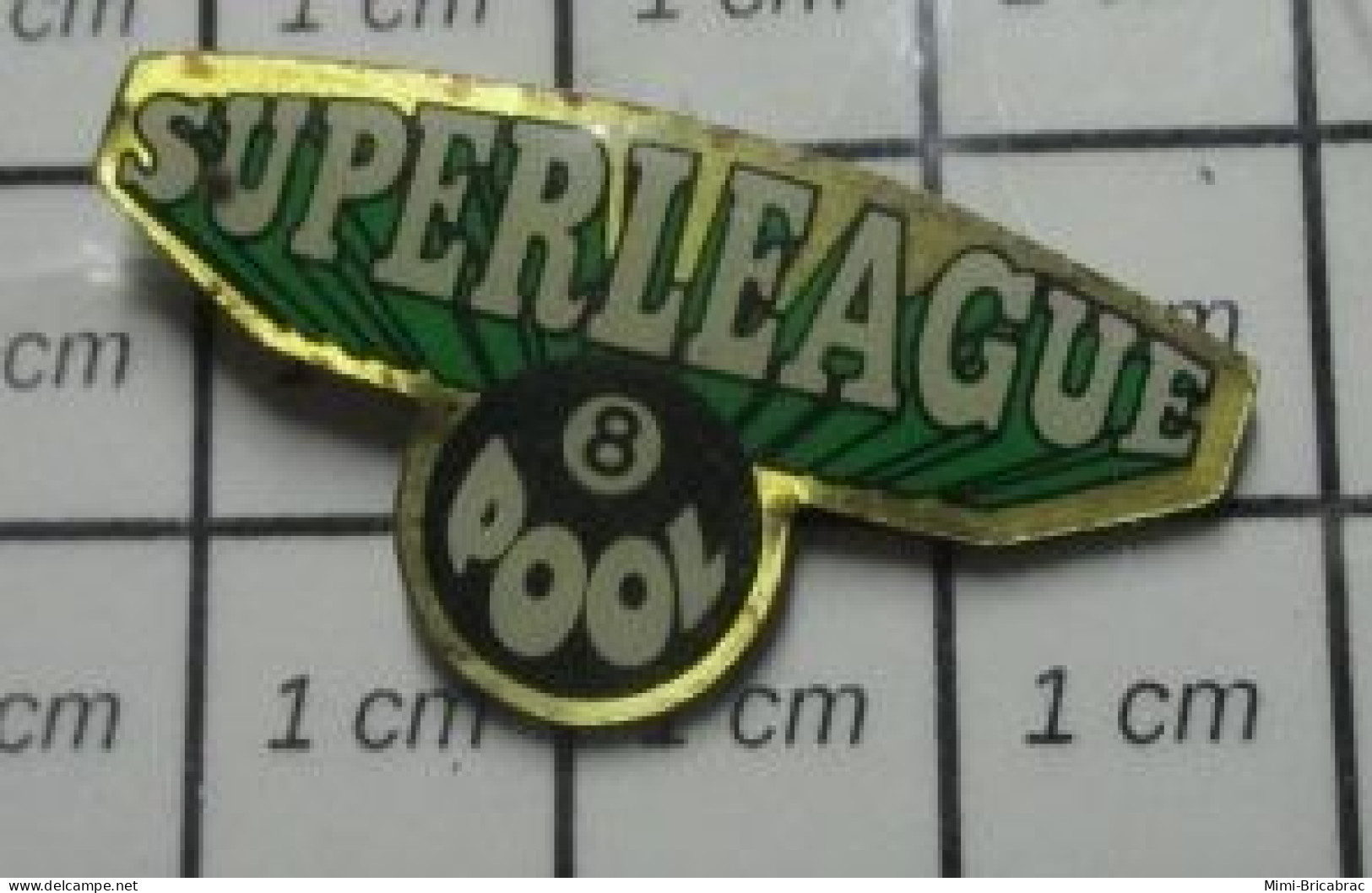 216A Pin's Pins / Beau Et Rare / SPORTS / BILLARD SUPERLEAGUE 8 POOL - Billiards