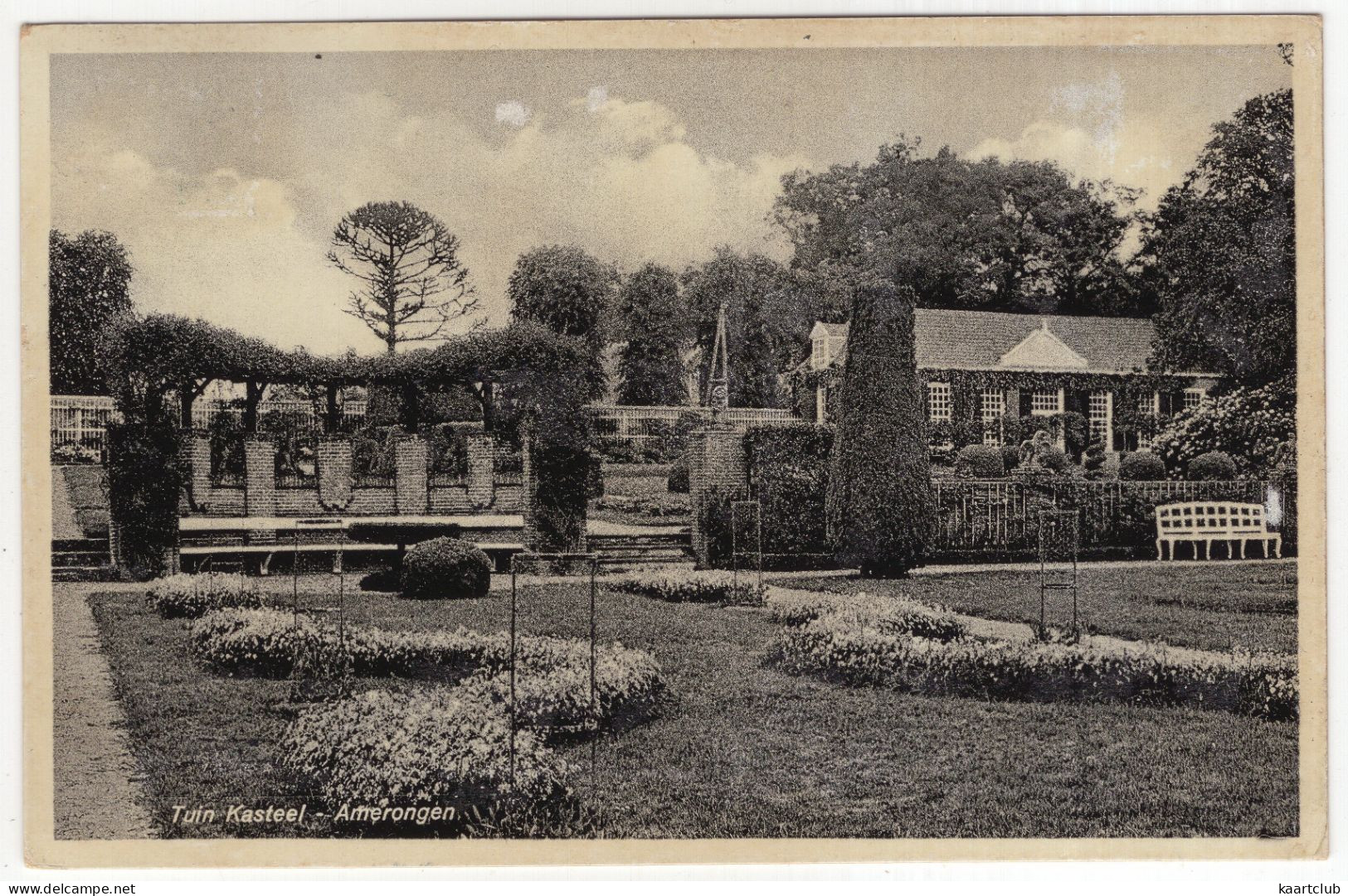 Tuin Kasteel - Amerongen - (Nederland/Holland) - 1936 - Amerongen