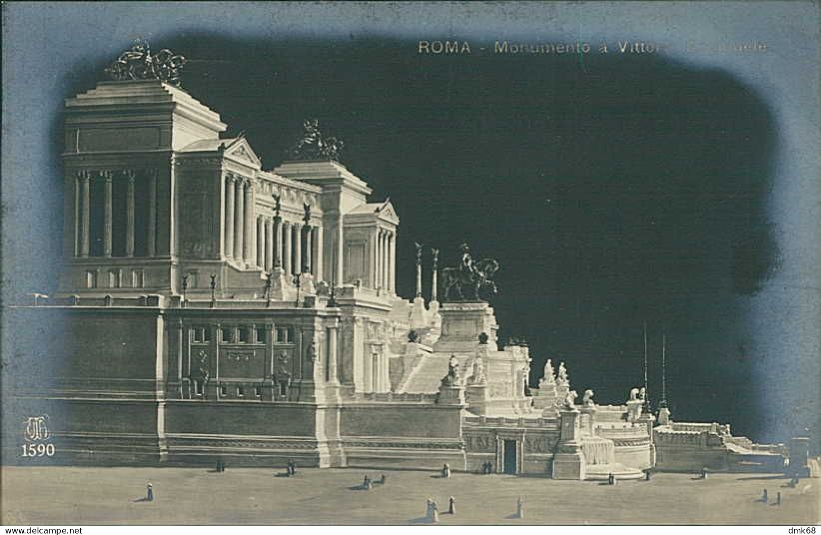 ROMA - MONUMENTO A VITTORIO EMANUELE - CARTOLINA FOTOGRAFICA - EDIZIONE VAT - NON COMUNE (20274) - Altare Della Patria