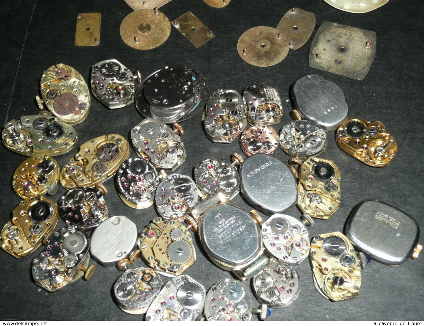 LOT POUR PIECES, Mouvements & Cadrans De Montres Mécaniques, Pop Lip Kiple Herma - Montres Anciennes