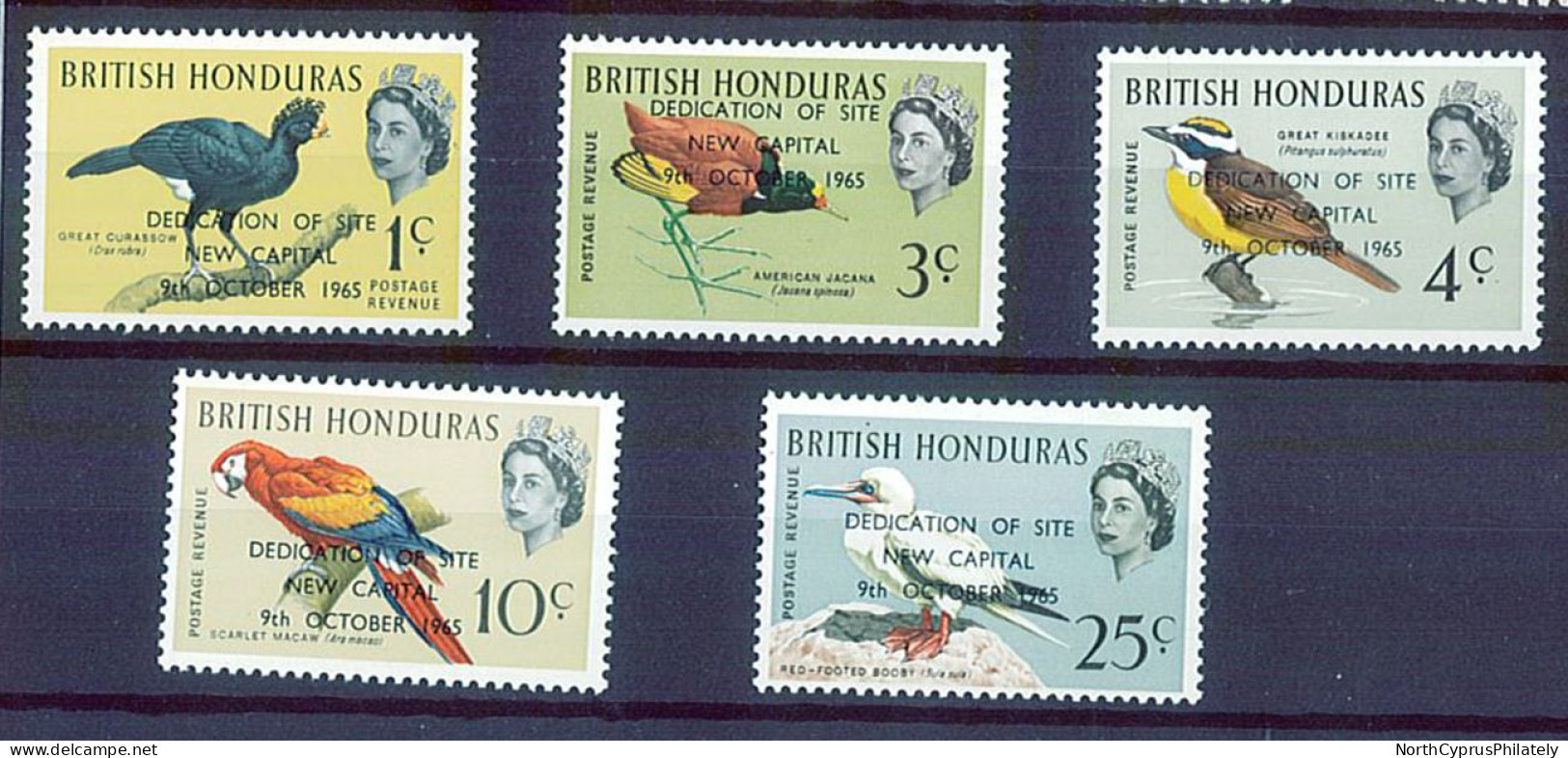 British Hounduras 1965 Birds Parrot , MNH - Papagayos