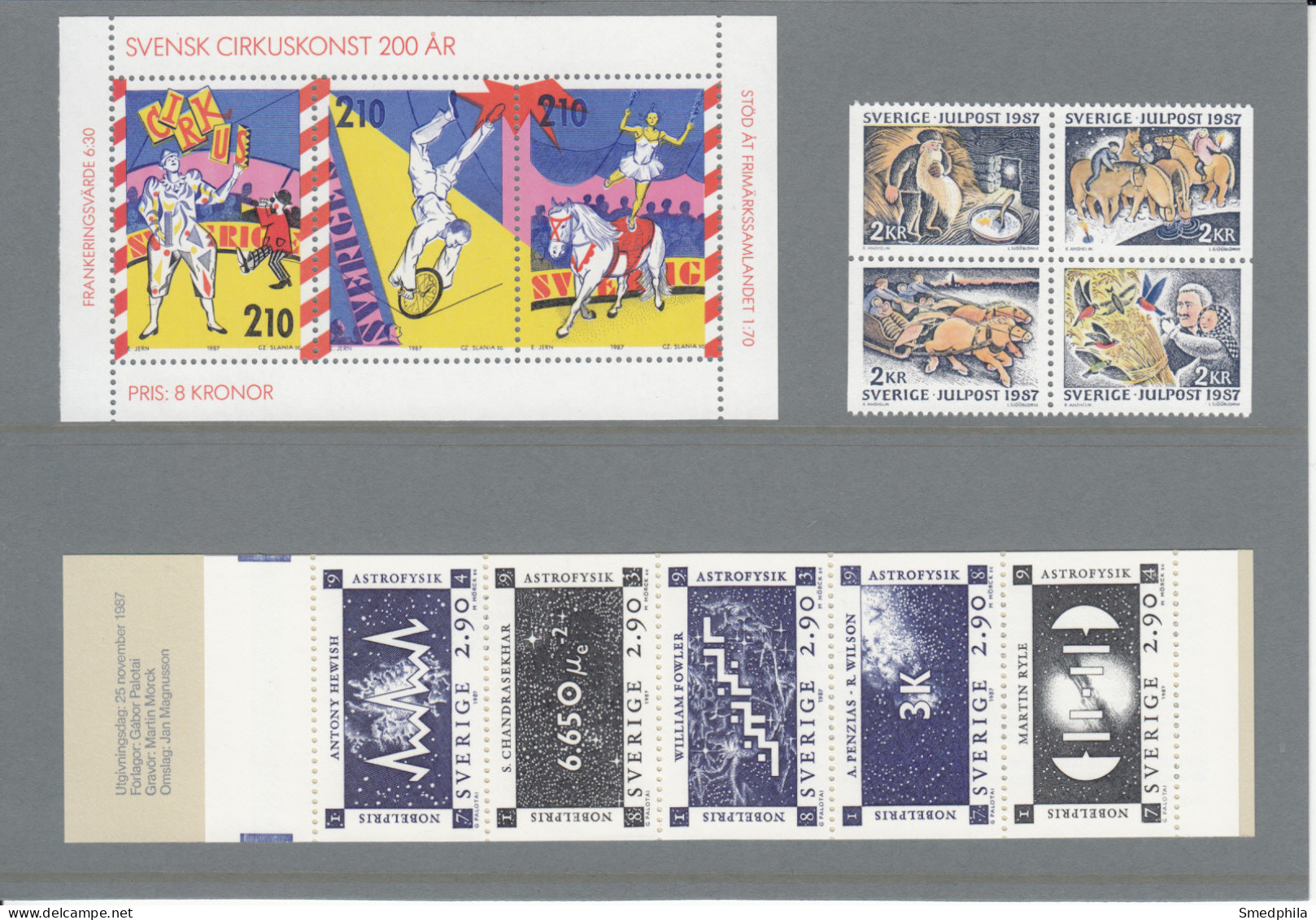 Sweden 1987 - Full Year MNH ** - Full Years