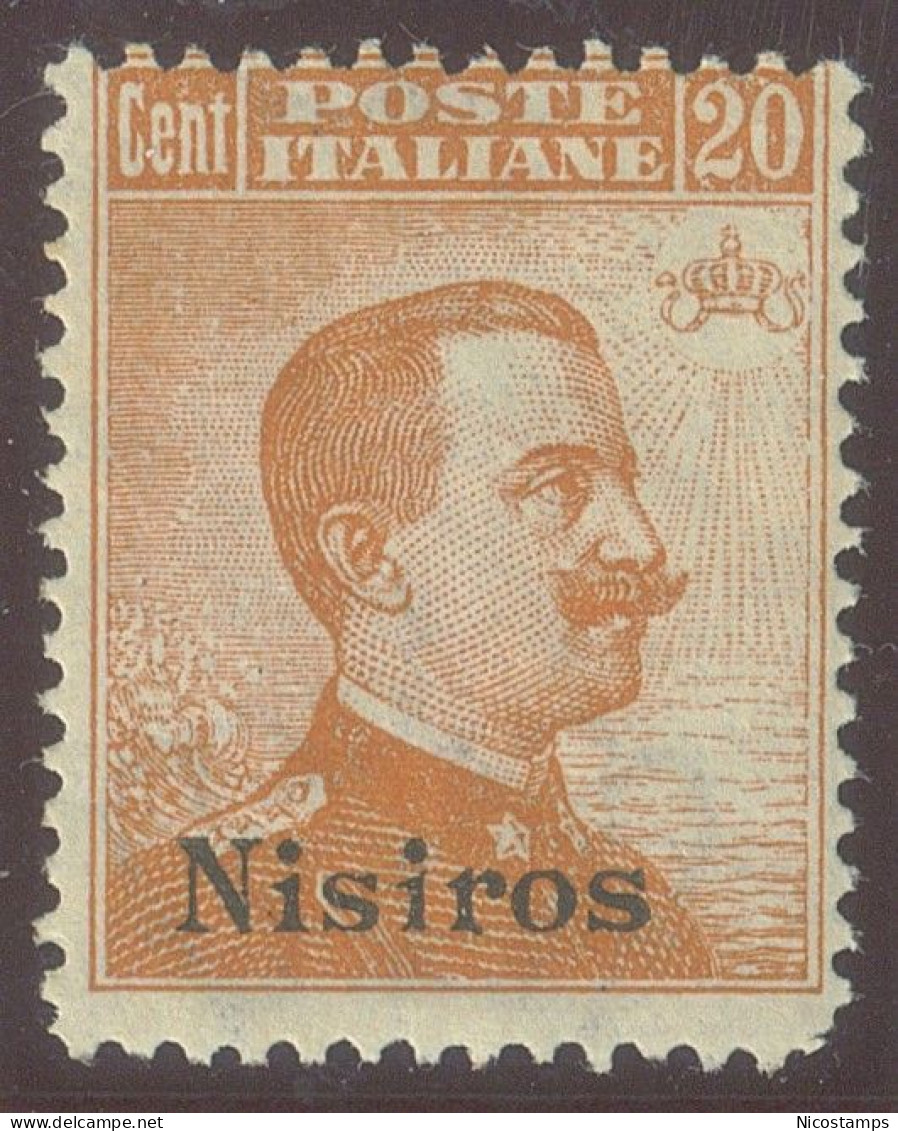 ITALIA COLONIE EGEO NISIRO SASS. 11 NUOVO - Egée (Nisiro)