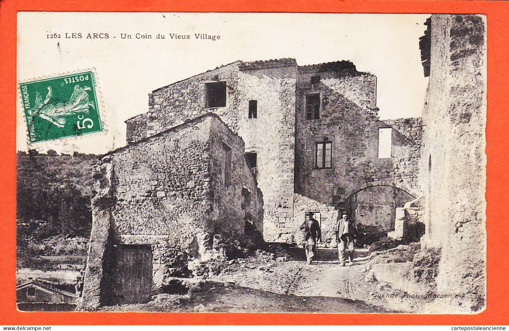 14497 / LES ARCS 83-Var Un Coin Du Vieux Village Villageois 1910 à Marius BOUTET Mercerie Port-Vendres GUENDE 1262 - Les Arcs