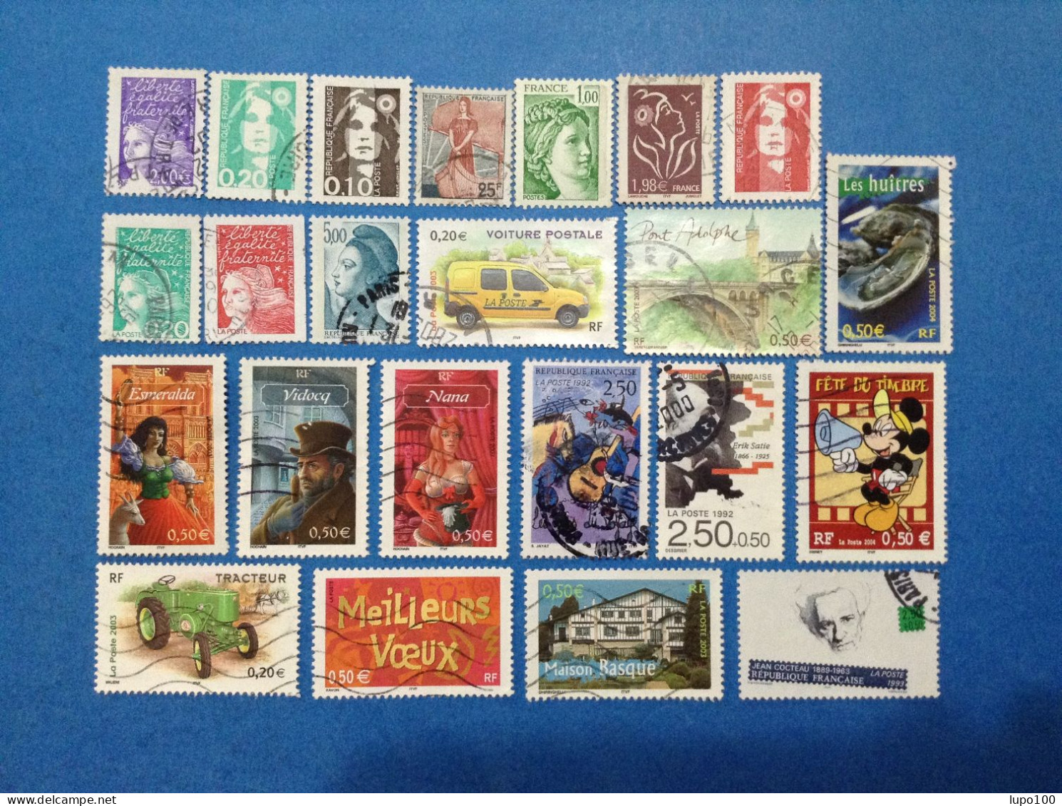 Francia Lotto Da 23 Francobolli Usati Differenti Stamps Used - Used