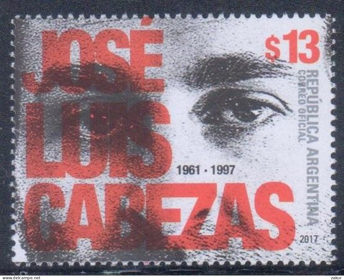 Argentina 2017 - Sello Homenaje A José Luis Cabezas - Unused Stamps