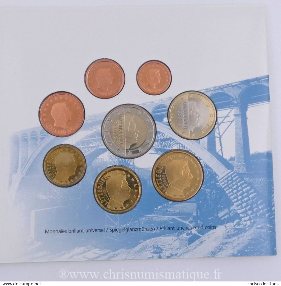 Euro, Luxembourg , Coffret BU 2003 - Luxembourg