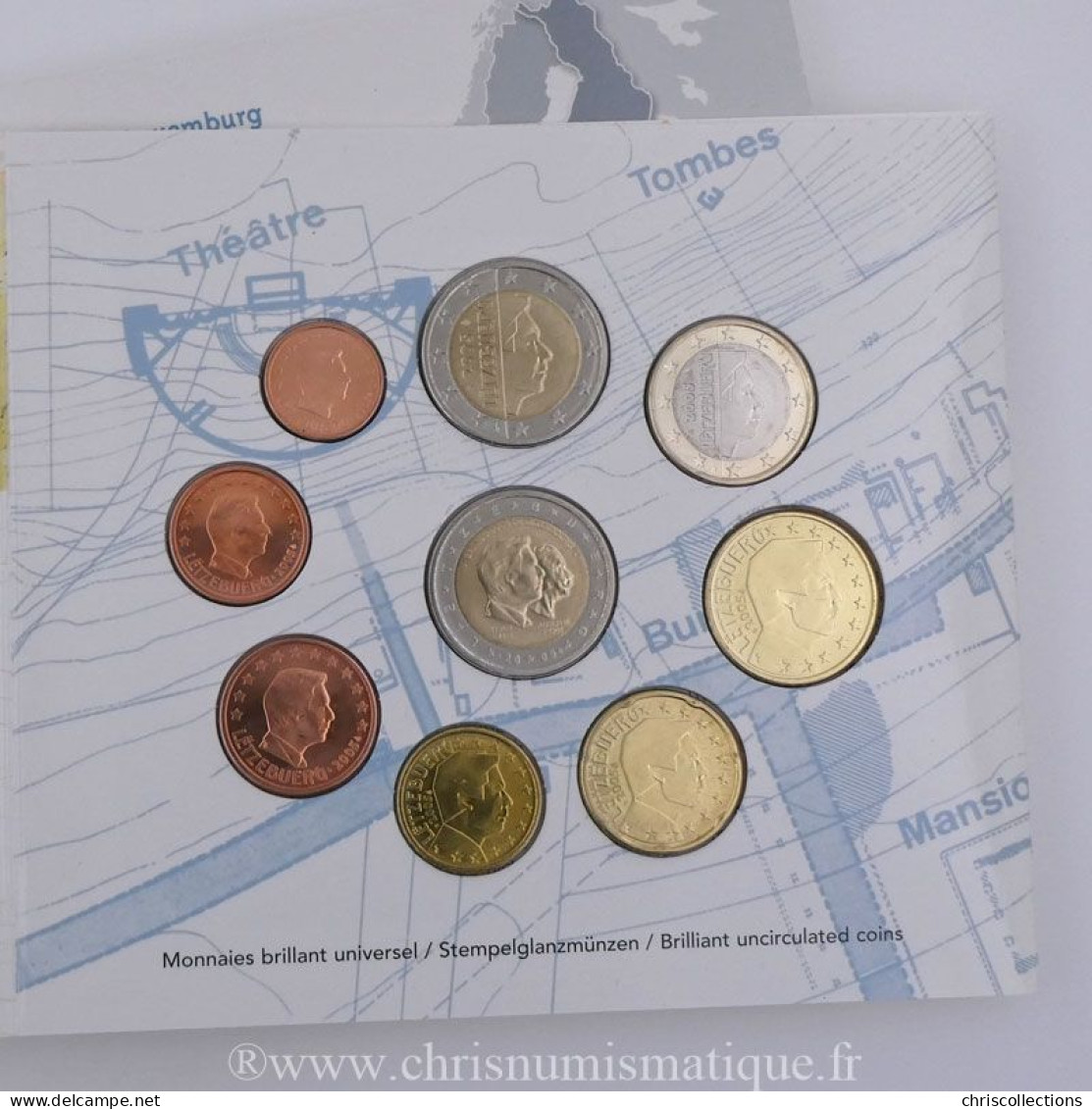 Euro, Luxembourg, Coffret BU 2005 - Luxembourg