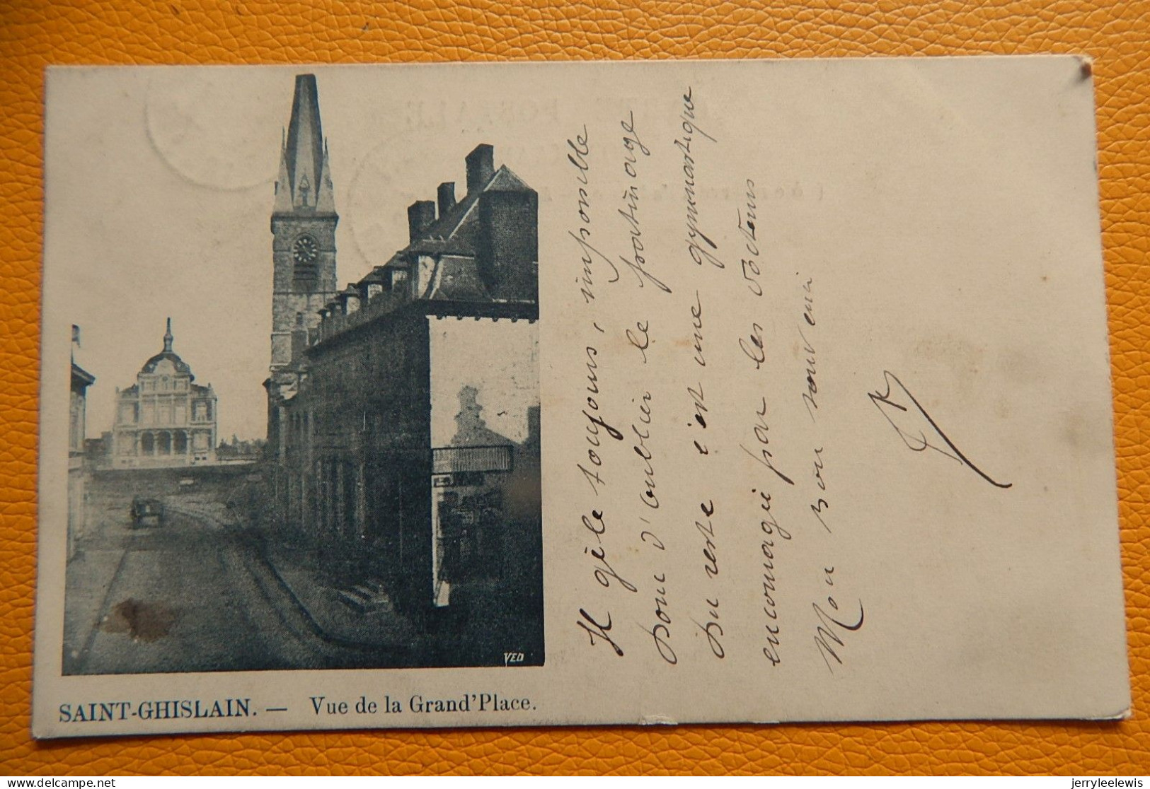 SAINT-GHISLAIN   -  Vue De La Grand' Place  -  1899 - Saint-Ghislain