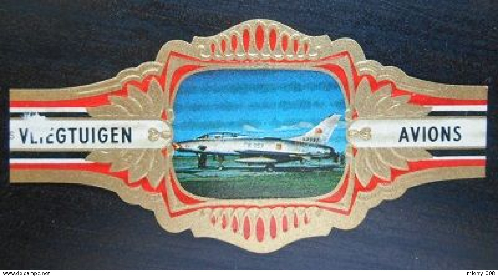 Q61 Bague Bagues Cigare Cigares  Vliegtuigen Avions Avion  1 Pièce - Bauchbinden (Zigarrenringe)