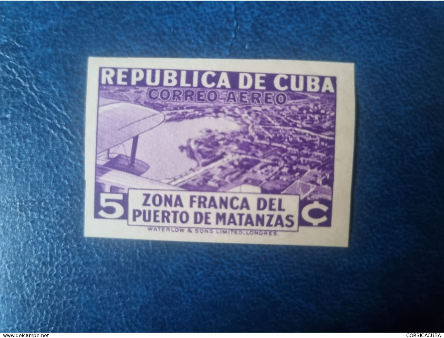 CUBA  NEUF  1936  ZONA  FRANCA  DEL  PUERTO  DE  MATANZAS // PARFAIT ETAT // 1er CHOIX // Sin Dentar--non Dentelé - Ungebraucht