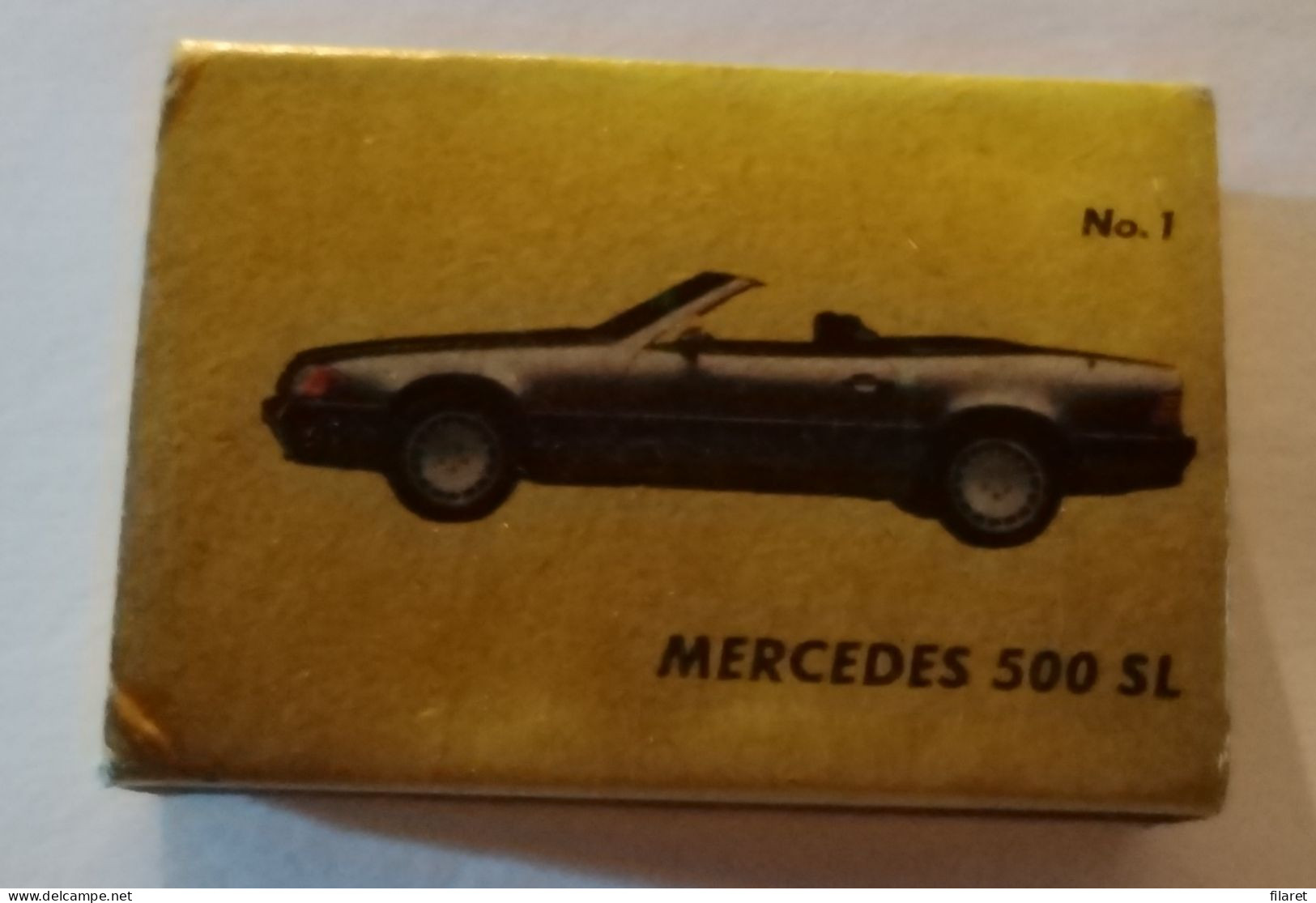 Mercedes 500SL, Car/automobile,MALAZLAR FACTORY,Turcia,matchbox - Matchboxes