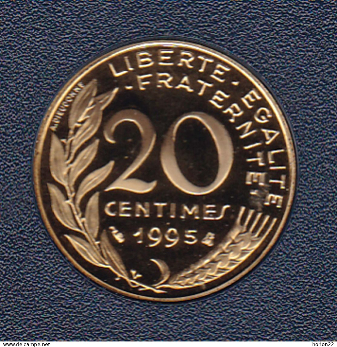 20 CENTIMES REPUBLIQUE 1995 ISSUE DU COFFRET BE - 20 Centimes