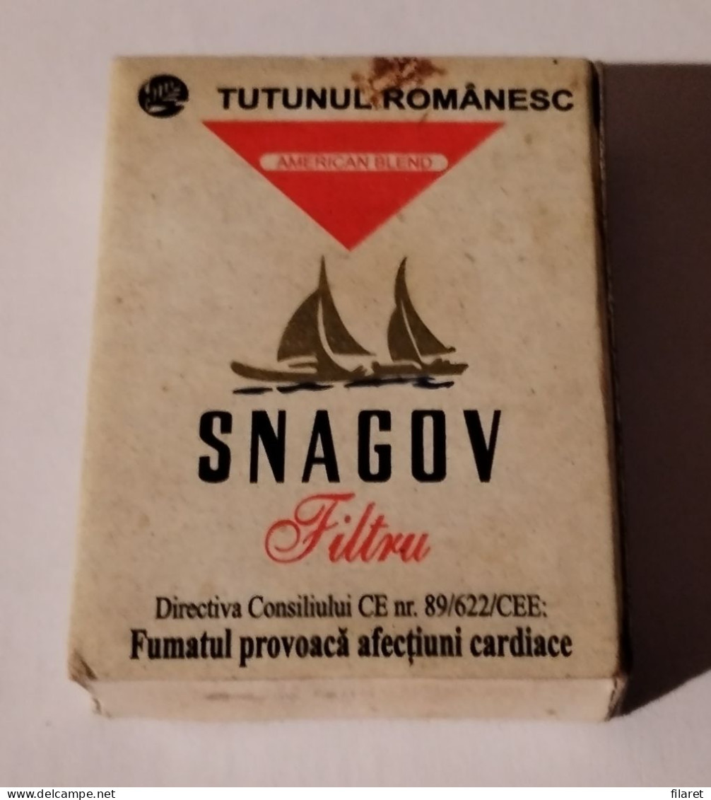 Snagov Filter-Romania,matchbox - Zündholzschachteln