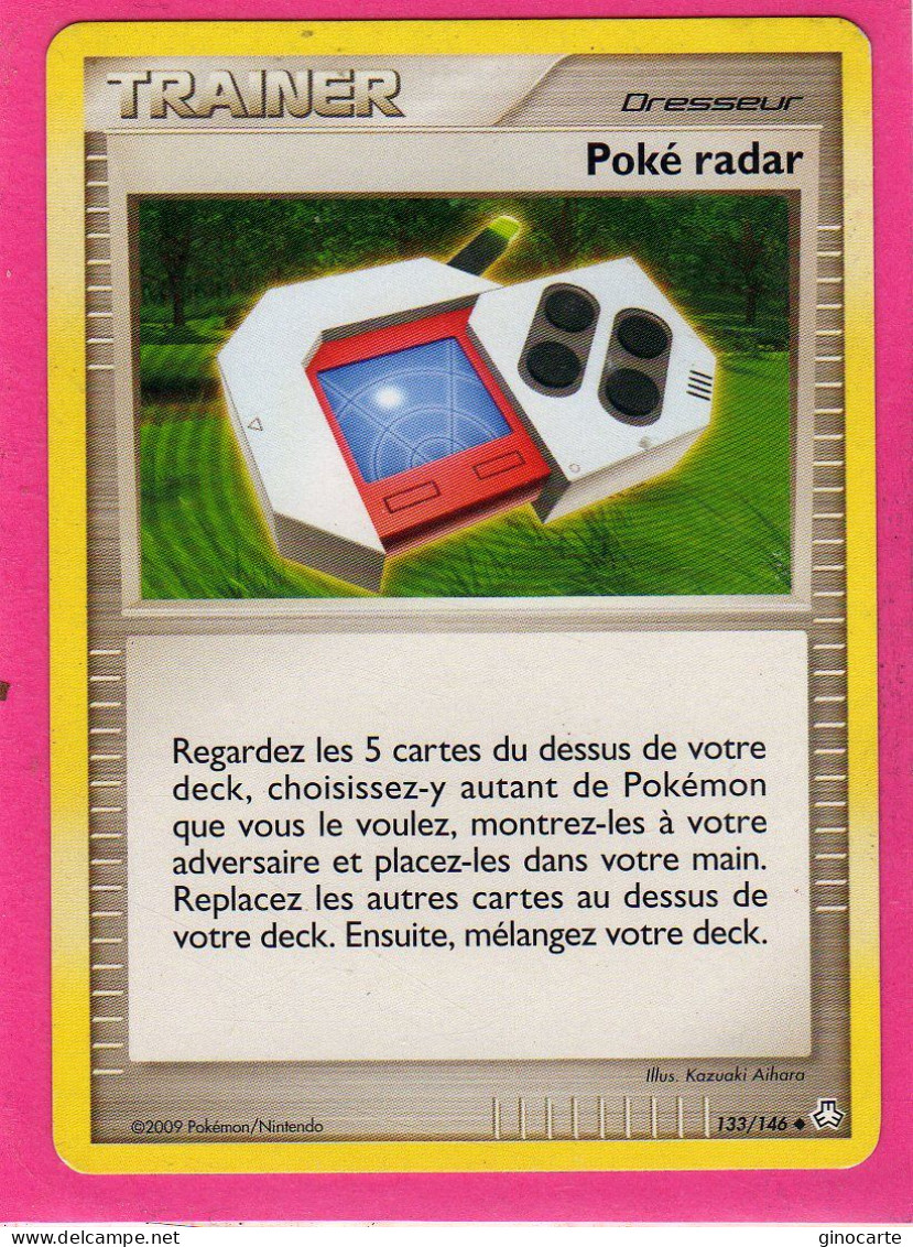 Carte Pokemon 2009 Diamant Et Perle Eveil De Legende 133/146 Poke Radar Bon Etat - Diamante E Perla