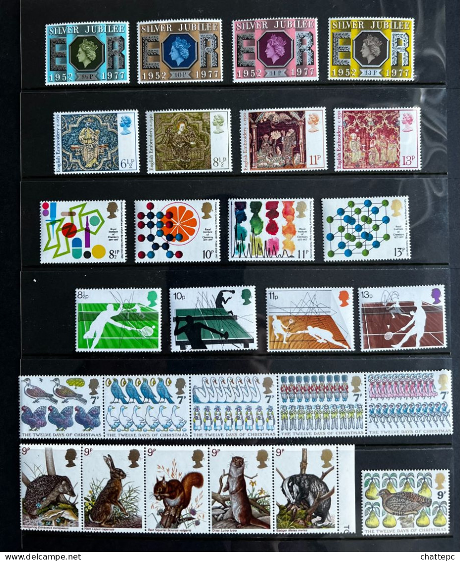 Great Britain Commemorative Stamps - Unmounted Mint Sets B - Neufs