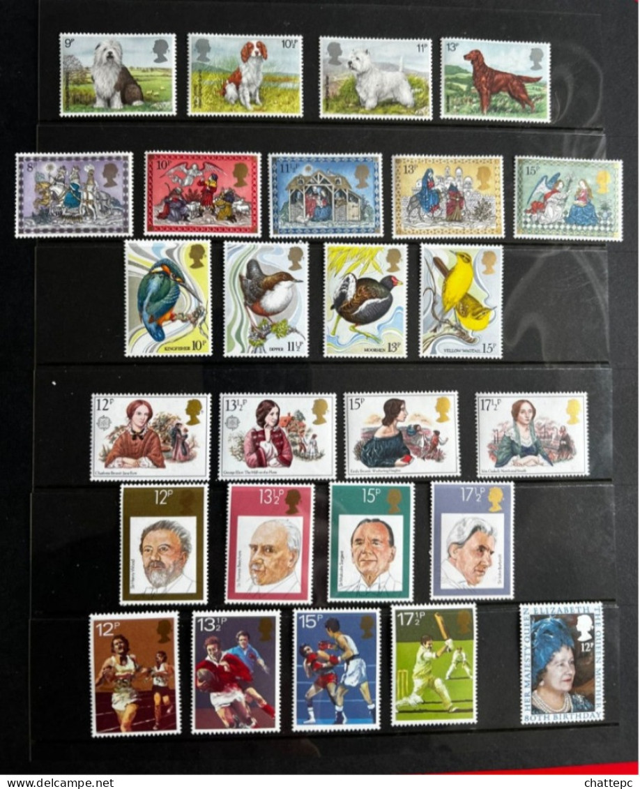 Great Britain Commemorative Stamps - Unmounted Mint Sets D - Neufs