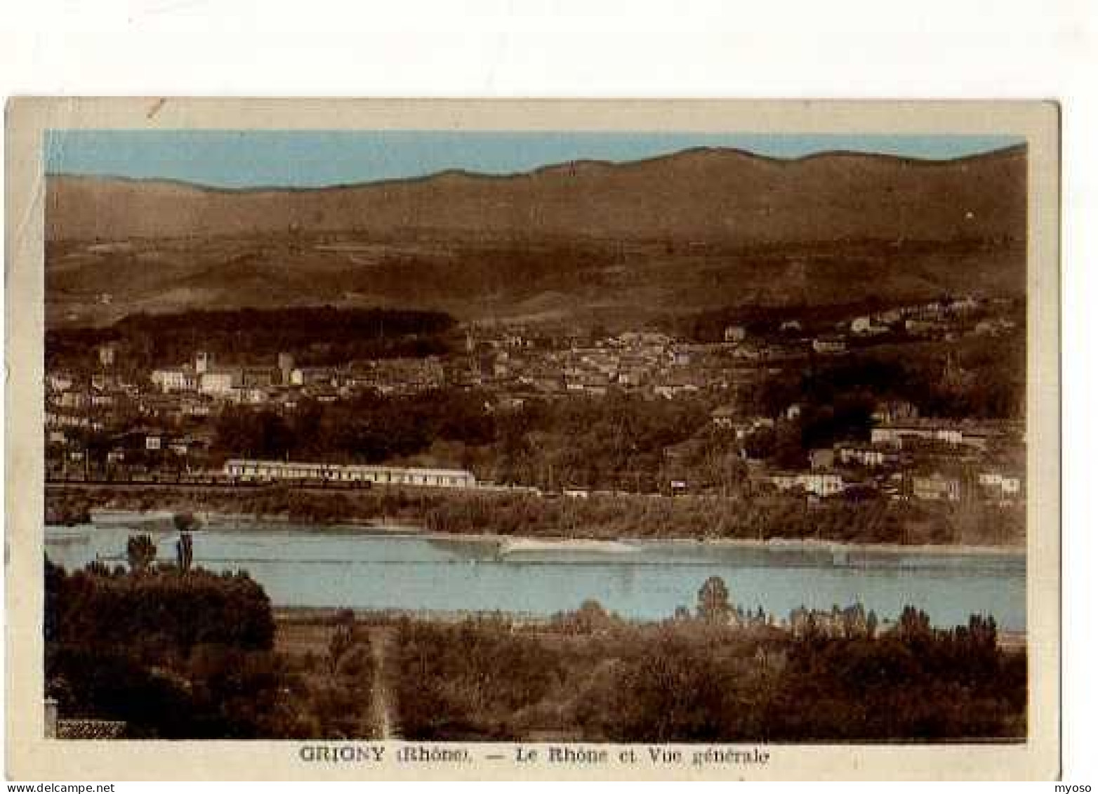 69 GRIGNY Le Rhone Et Vue Generale - Grigny