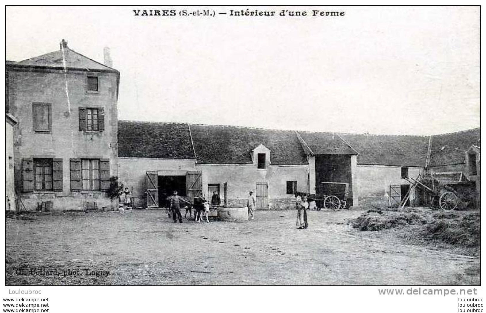 77 VAIRES INTERIEUR D'UNE FERME - Vaires Sur Marne