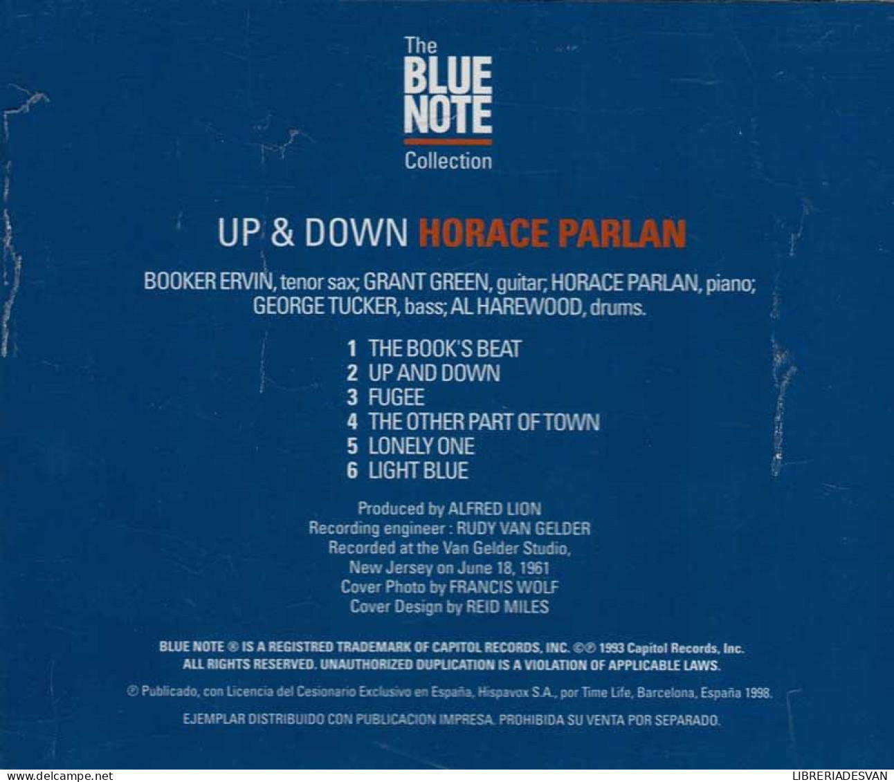 Horace Parlan - Up & Down. CD - Jazz