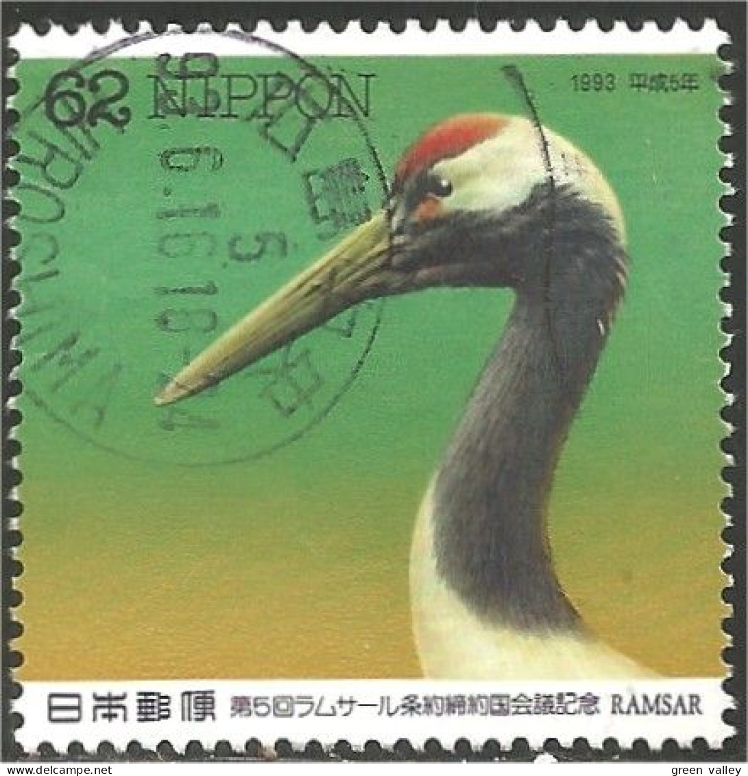 JAP-471 Japon Grue Grulla Gru Egret Kran Kraan Guindaste - Aves Gruiformes (Grullas)