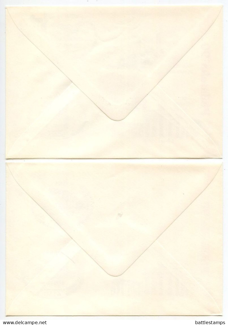 Germany, East 1991 3 50pf. Brandenburg Gate Postal Envelopes, Philatelia '90; Köln, Moers & Berlin Commemorative Pmks - Covers - Used
