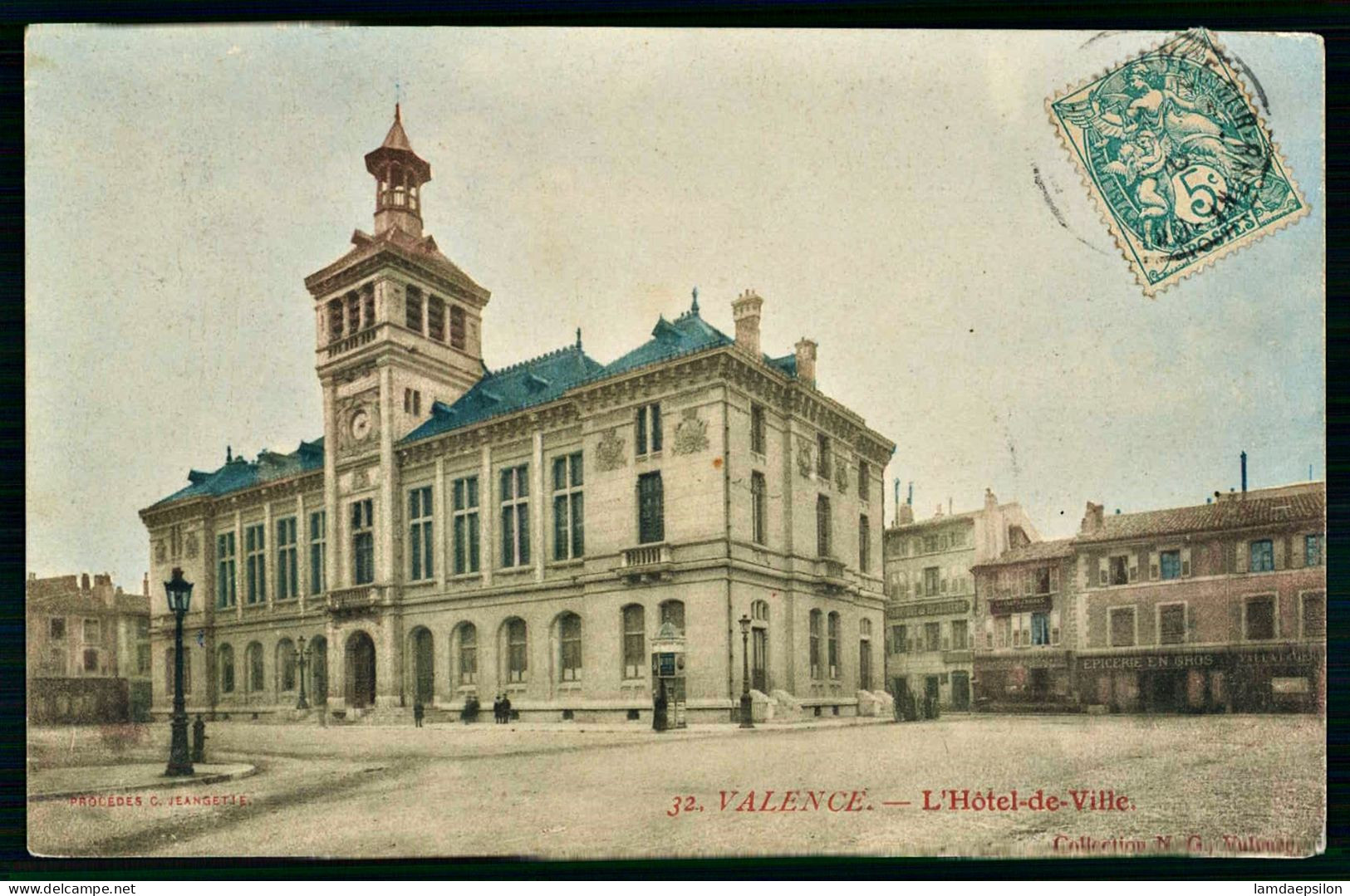 A69  FRANCE CPA VALENCE - L' HOTEL DE VILLE - Collezioni E Lotti