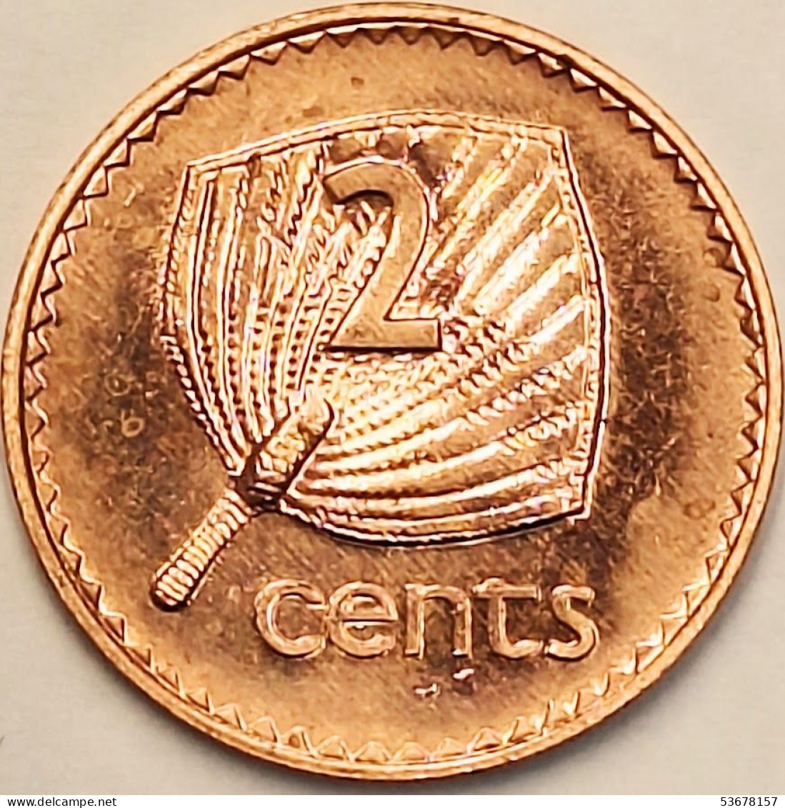 Fiji - 2 Cents 2001, KM# 50a (#3878) - Fiji