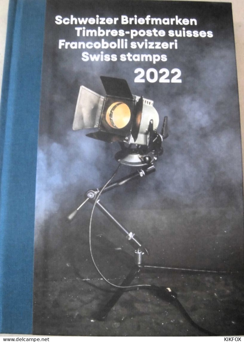 SUISSE ,SCHWEIZ,2022, PTT Jahrbuch, LEER MIT VIGNETTE SCHWARZDRUCK - Other & Unclassified