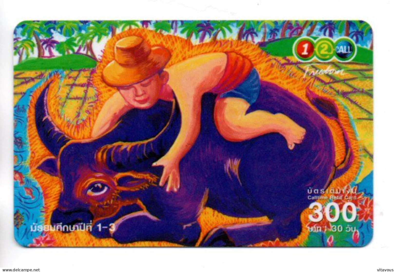 Peinture Carte Prépayée Thaïlande Phonecard  (K 84) - Tailandia