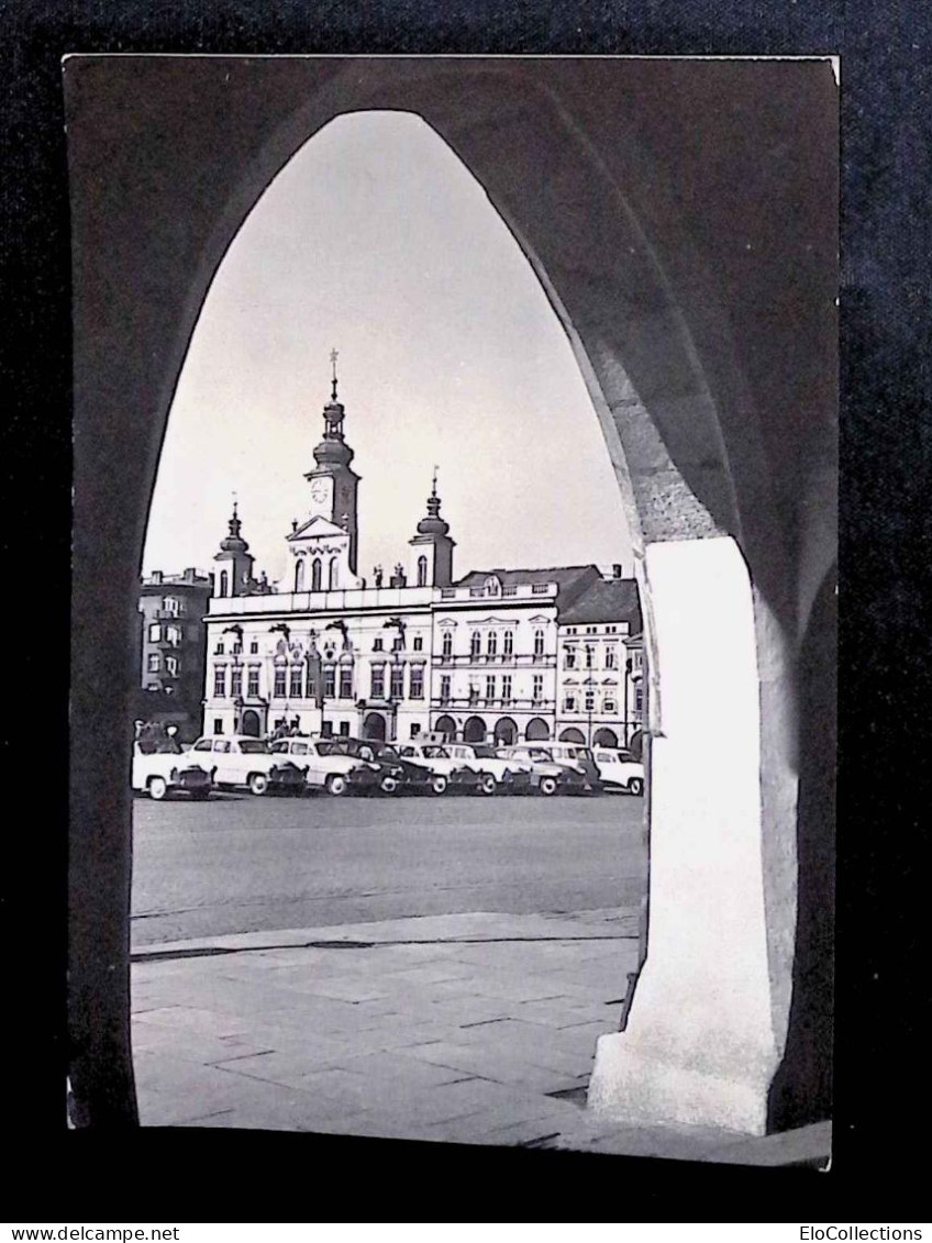 Cachet Commémoratif Sur Carte Postale, Tchécoslovaquie, Ceskoslovensko, Militaria, Automobiles, Ceské Budejovice, 1966 - Brieven En Documenten