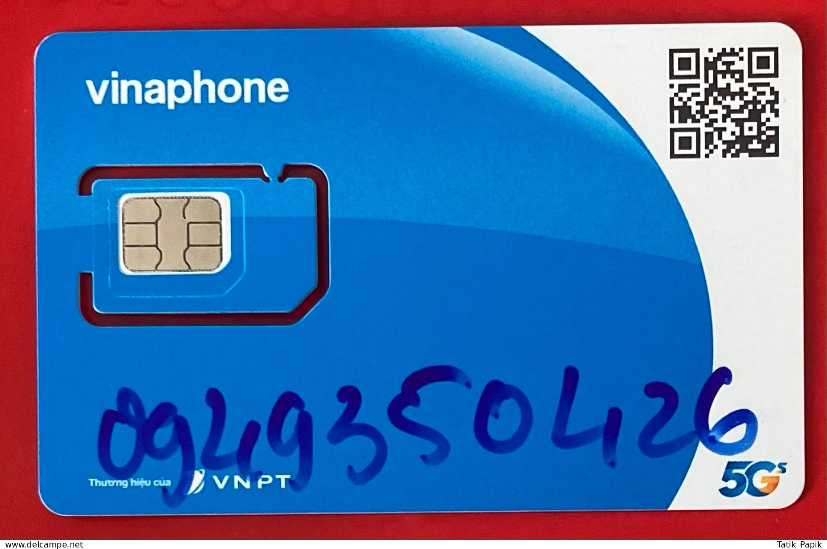 Vietnam GSM SIM Card Vietnam Mobile 2G 3G 4G 5G New Vinaphone QR Code - Vietnam