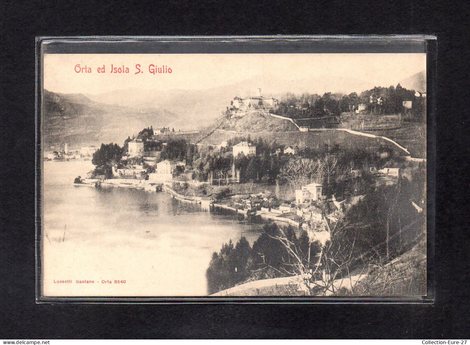 (23/03/24) ITALIE-CPA LAGO ORTA - S.GIULIO - Verbania