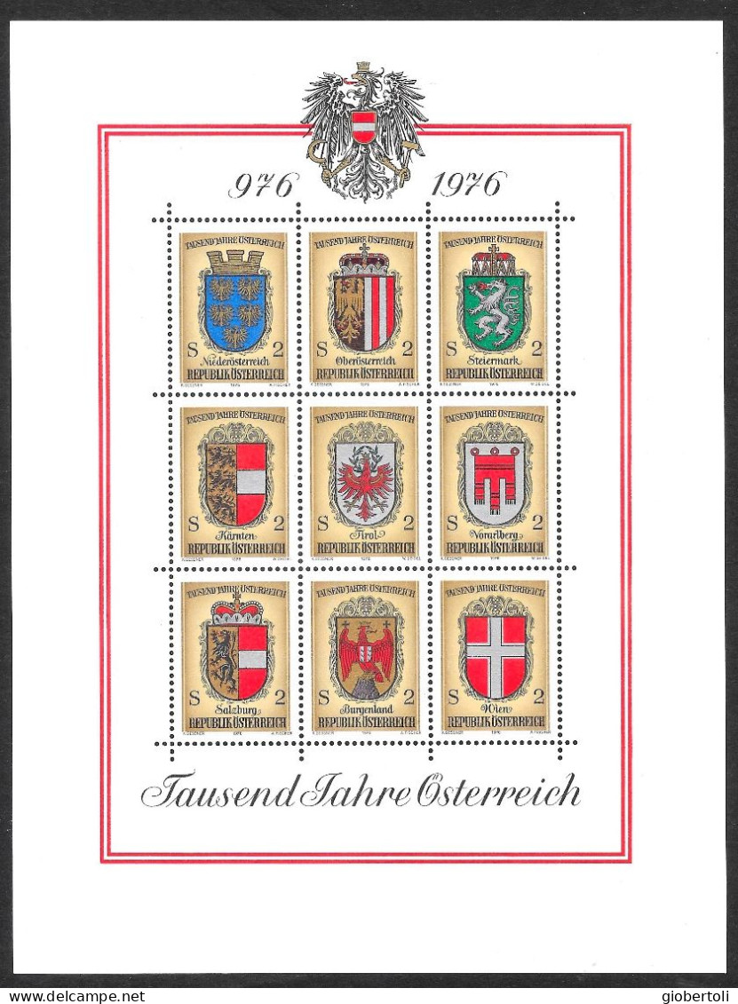 Austria/Autriche: Stemmi Di Province, Coats Of Arms Of Provinces, Armoiries Des Provinces - Francobolli