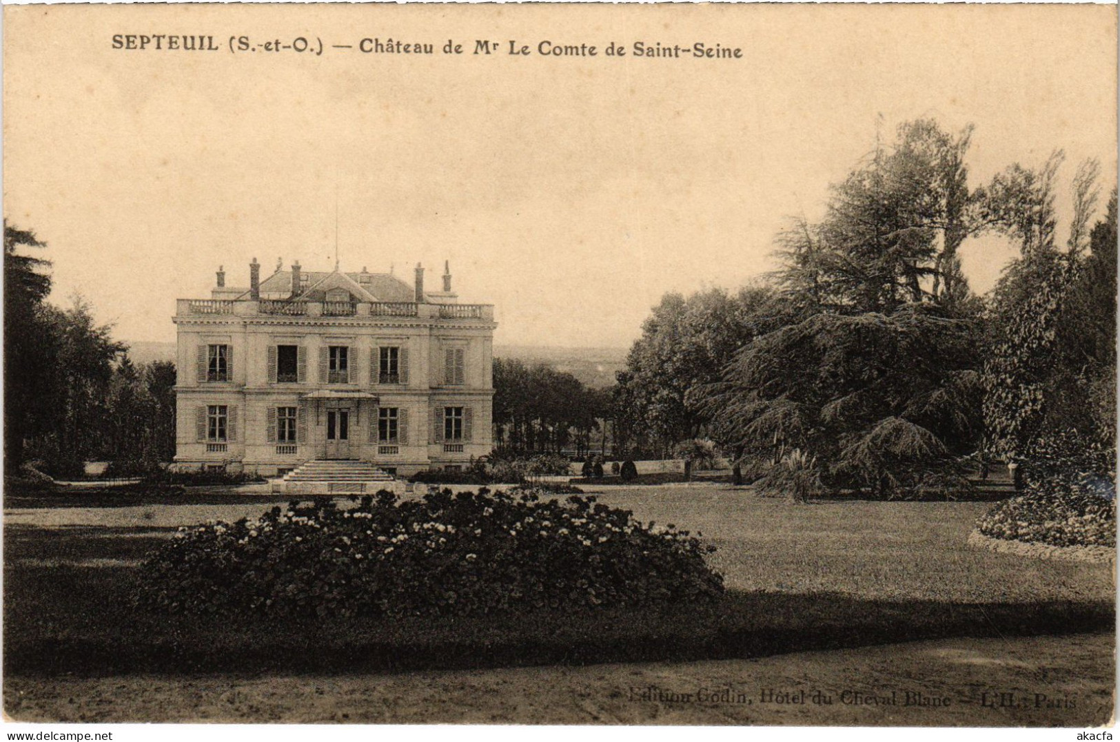 CPA SEPTEUIL Chateau De Mr Le Comte De Saint-Seine (1386244) - Septeuil
