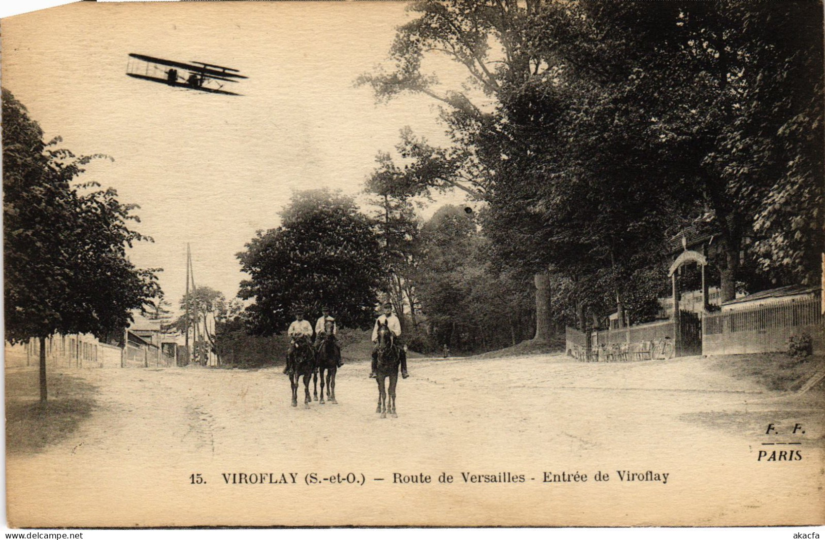 CPA VIROFLAY Route De Versailles - Entree De Viroflay (1386236) - Viroflay