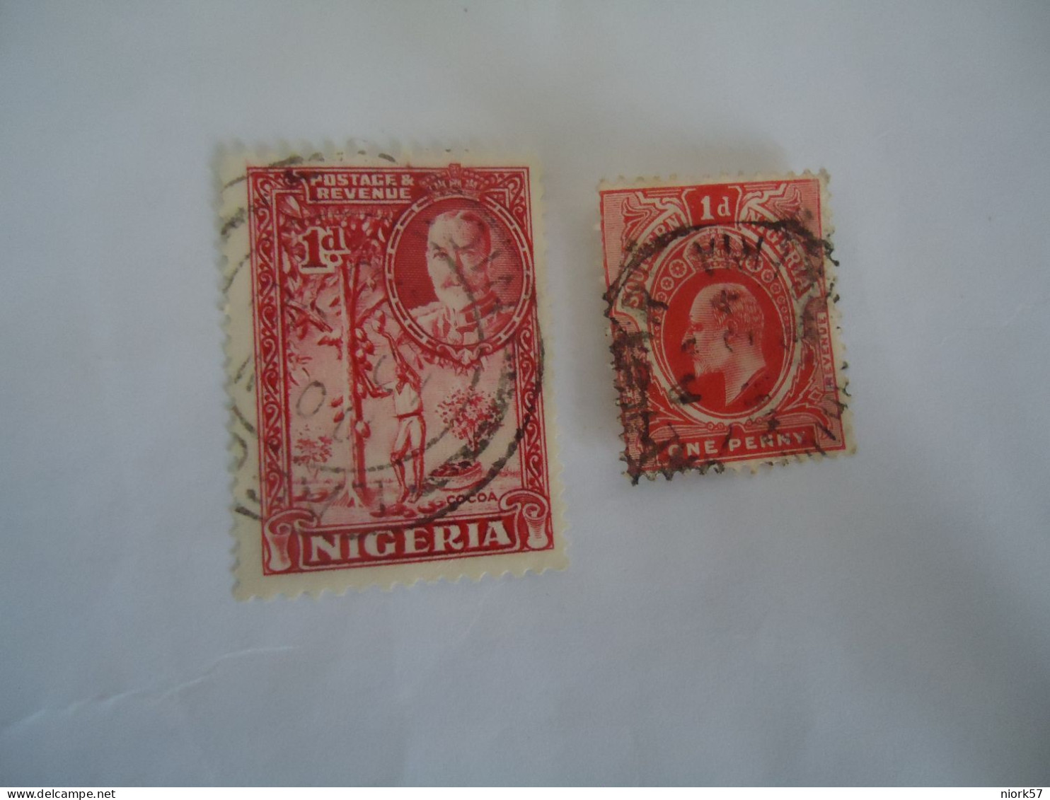 NIGERIA  USED  STAMPS KINGS  WITH  POSTMARK - Nigeria (...-1960)